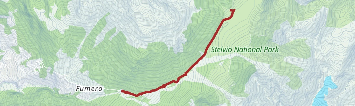 Route map: In Val di Rezzalo al Rifugio La Baita